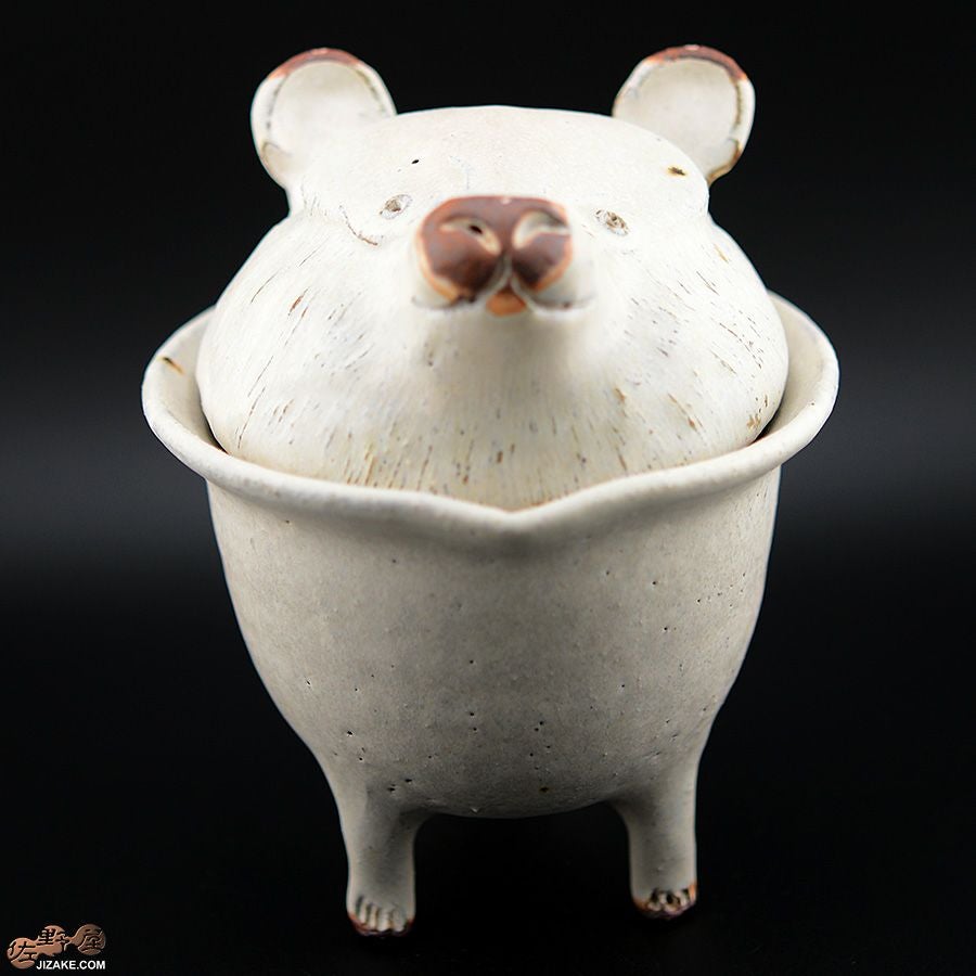 村上直子・白井隆仁　【箱入】器のしごと 片口・盃セット　シロクマ