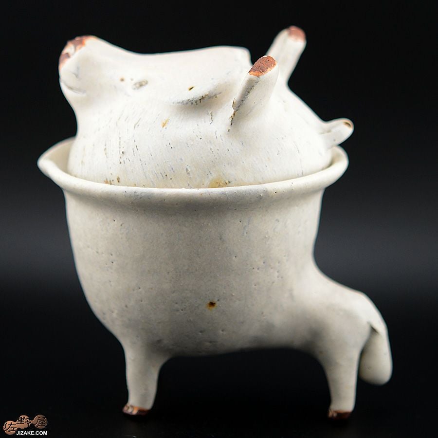 村上直子・白井隆仁　【箱入】器のしごと 片口・盃セット　シロクマ