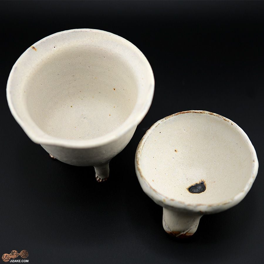 村上直子・白井隆仁　【箱入】器のしごと 片口・盃セット　シロクマ