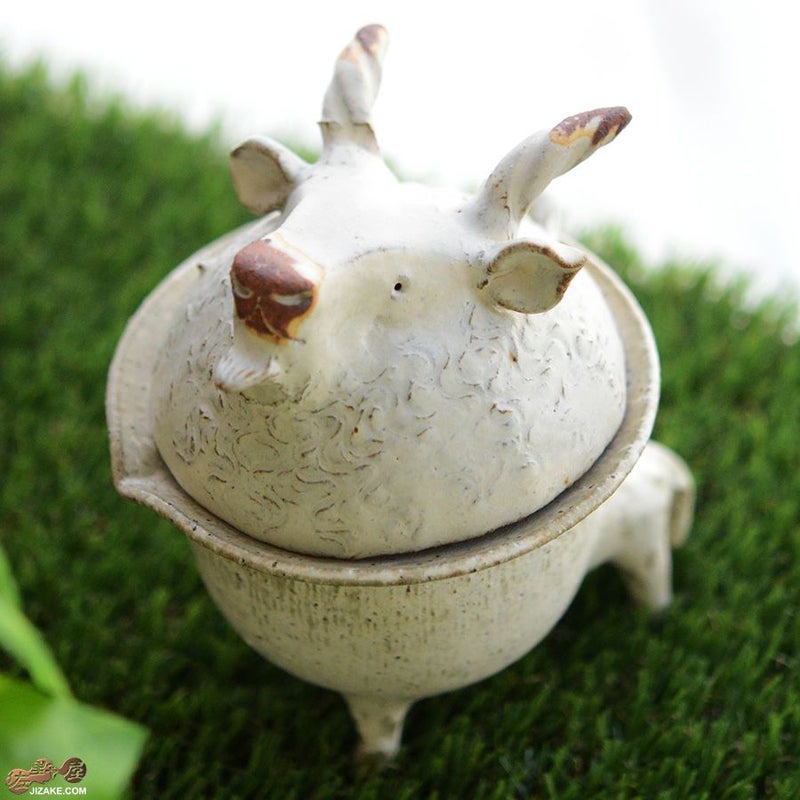 村上直子・白井隆仁　【箱入】器のしごと 片口・盃セット　ヤギ