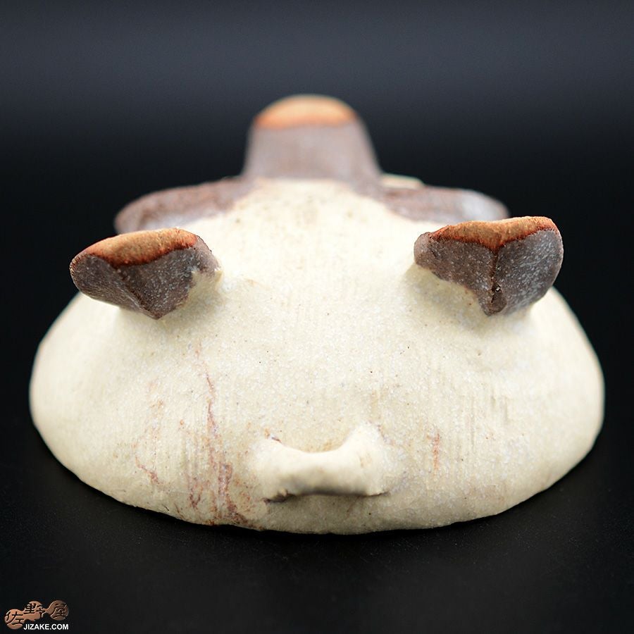 村上直子・白井隆仁　器のしごと　エゾタヌキ　sake cup