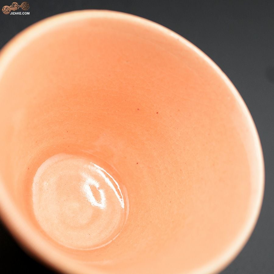 MILLEFYPottery 【簡易ラッピング】ぐい呑み　桃