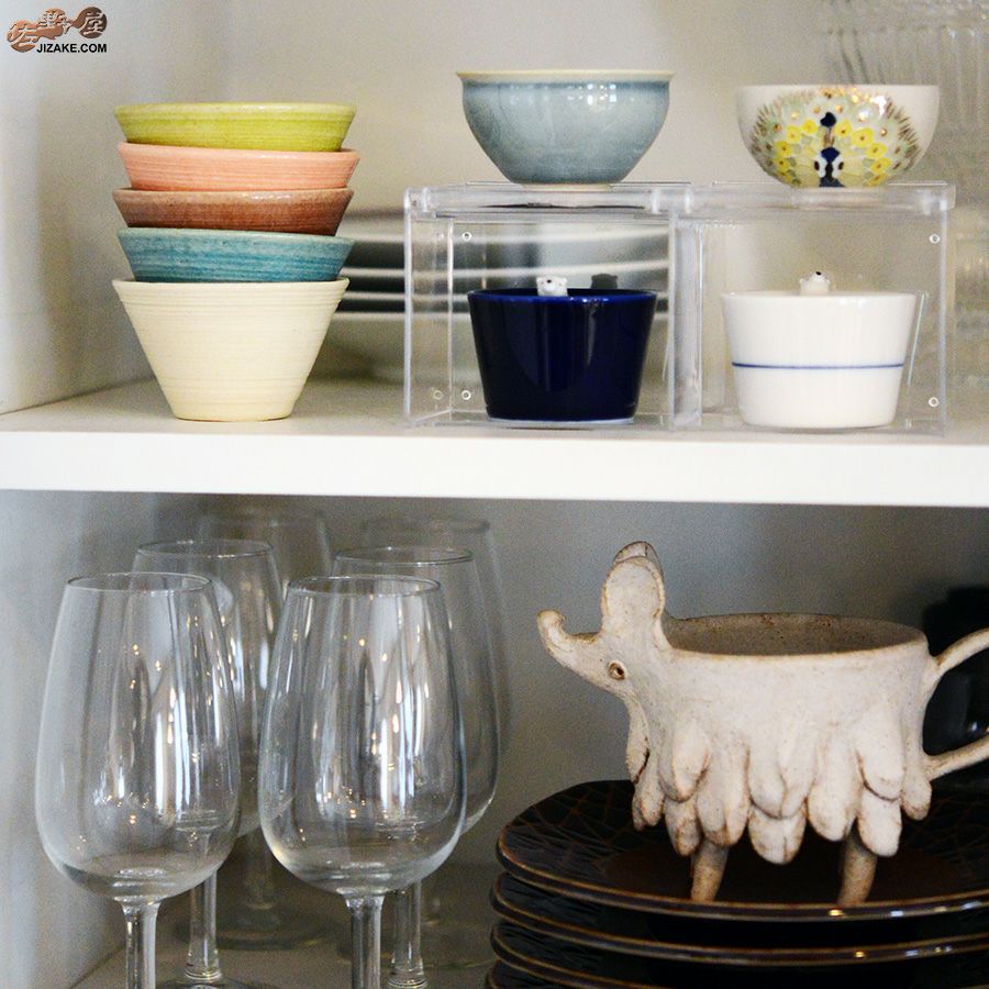 MILLEFYPottery 【簡易ラッピング】ぐい呑み　桃