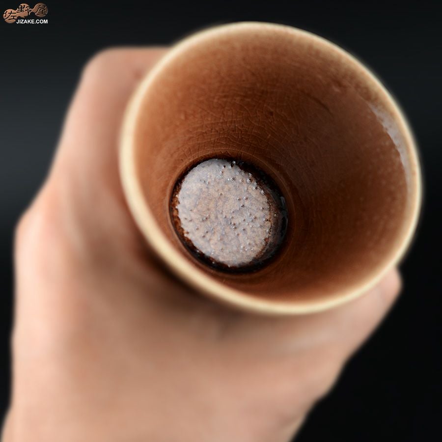 簡易ラッピング】MILLEFYPottery ぐい呑み 霞茶 | 日本酒専門店 佐野屋
