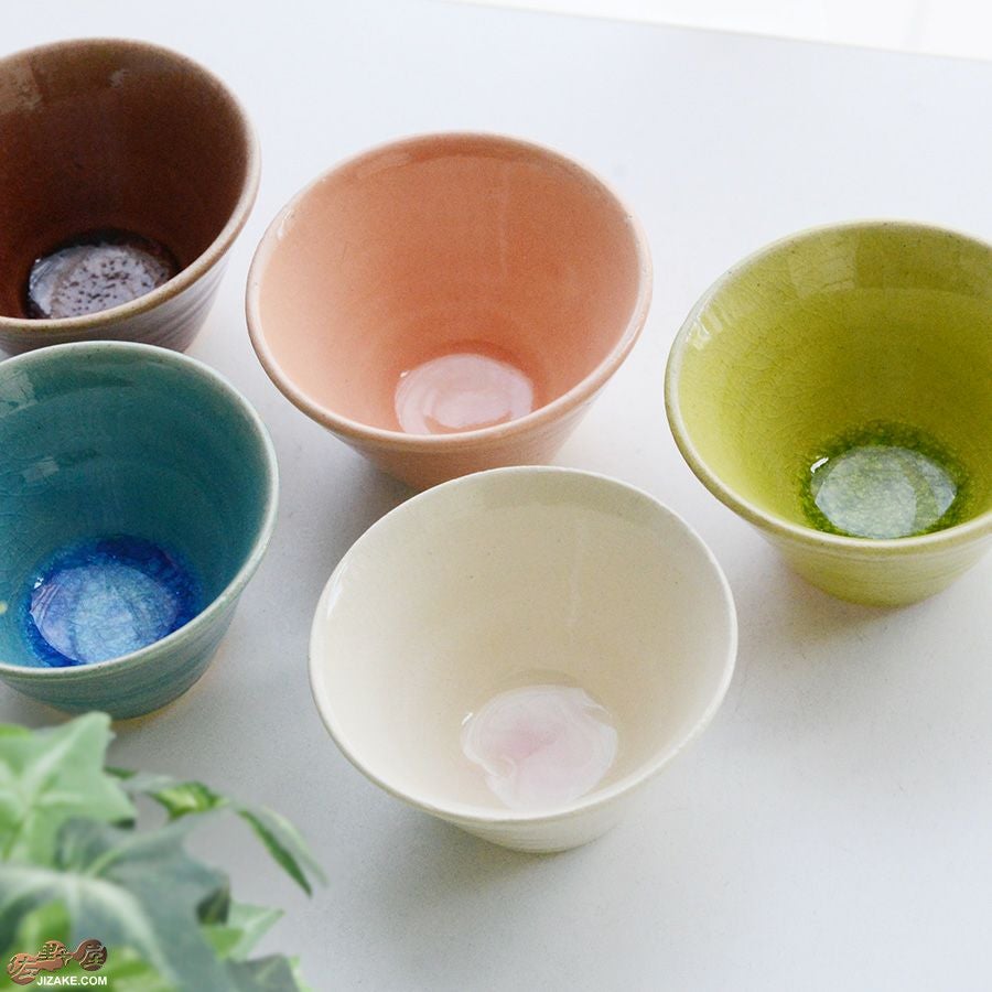簡易ラッピング】MILLEFYPottery ぐい呑み 霞茶 | 日本酒専門店 佐野屋