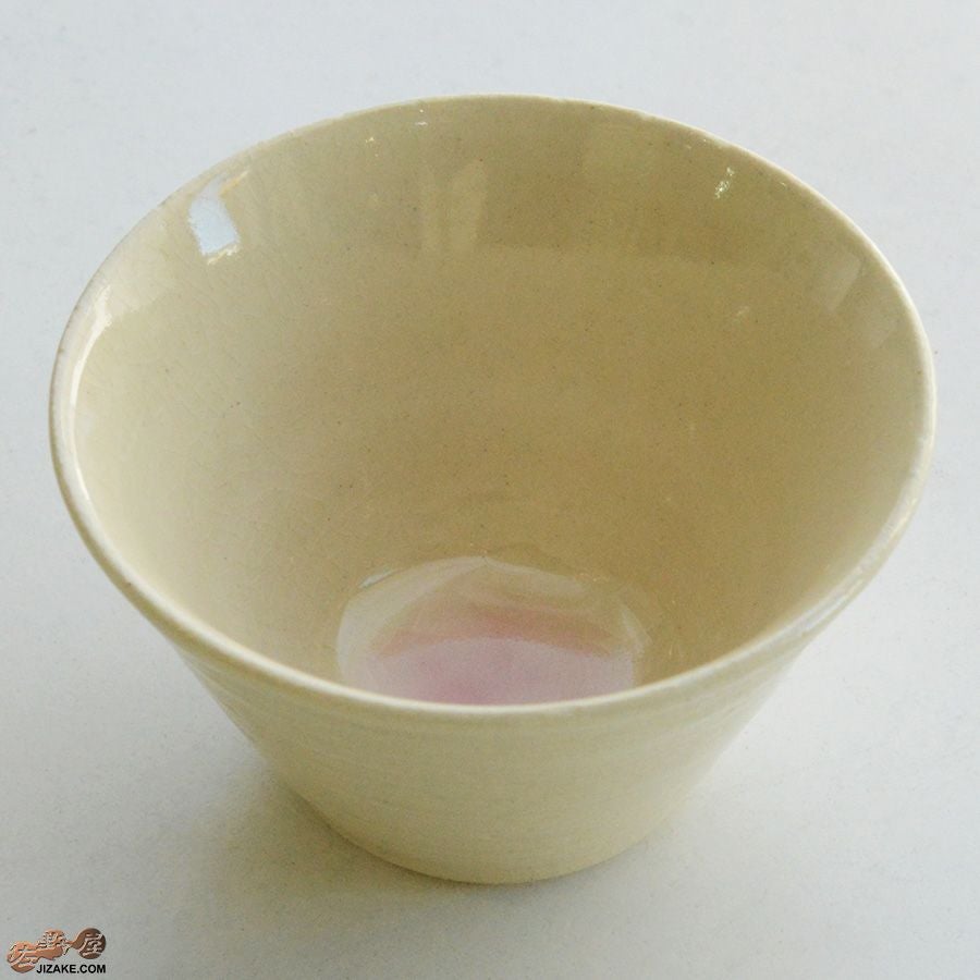MILLEFYPottery 【簡易ラッピング】ぐい呑み　白桜