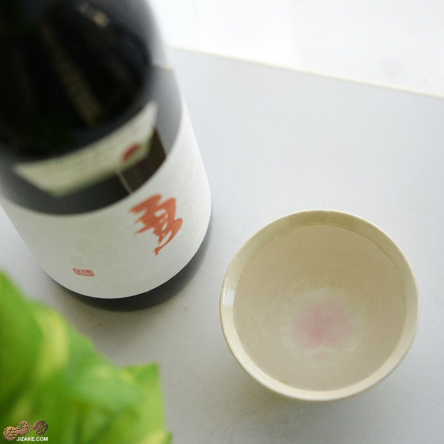 MILLEFYPottery 【簡易ラッピング】ぐい呑み　白桜