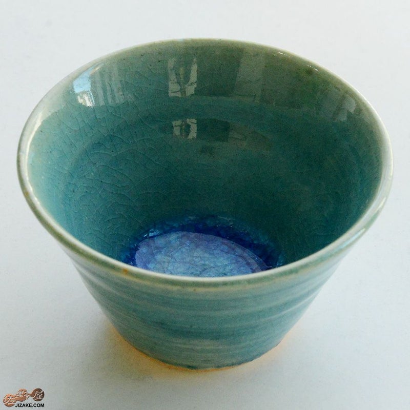 MILLEFYPottery 【簡易ラッピング】ぐい呑み　波音