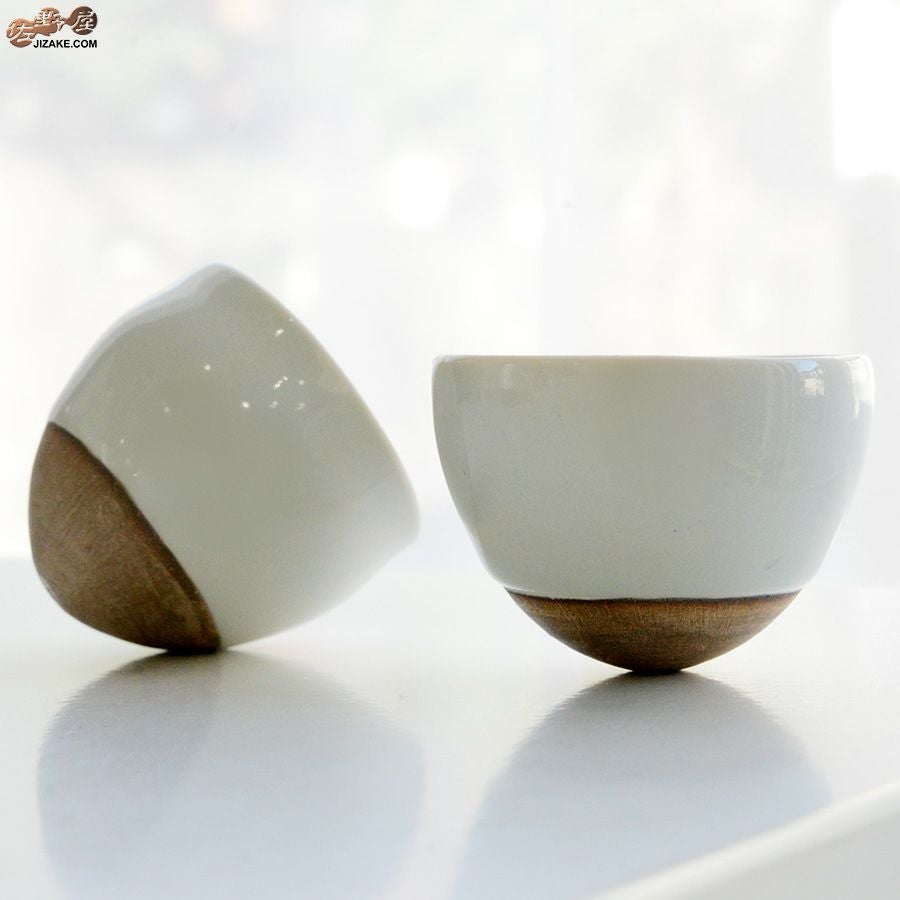 アントノヴァマリコ　銀彩盃・台セット　白磁