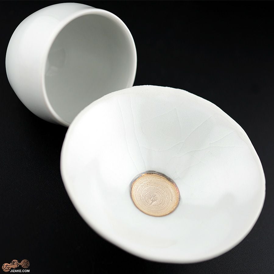 アントノヴァマリコ　銀彩盃・台セット　白磁