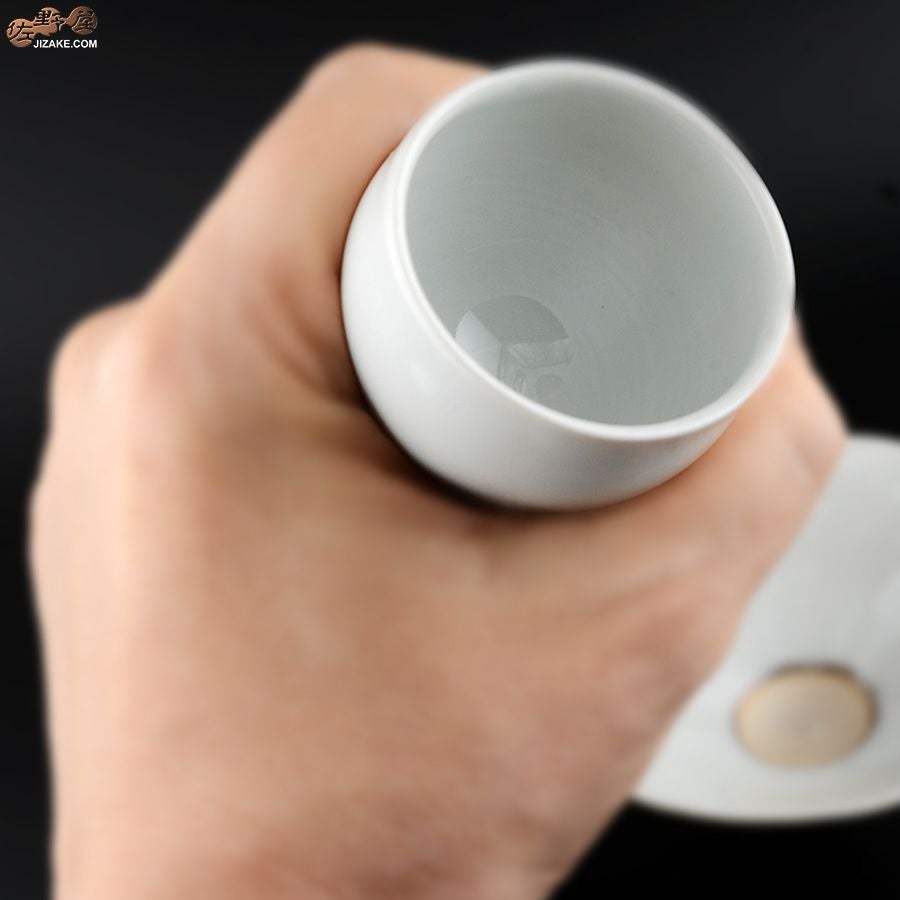 アントノヴァマリコ　銀彩盃・台セット　白磁