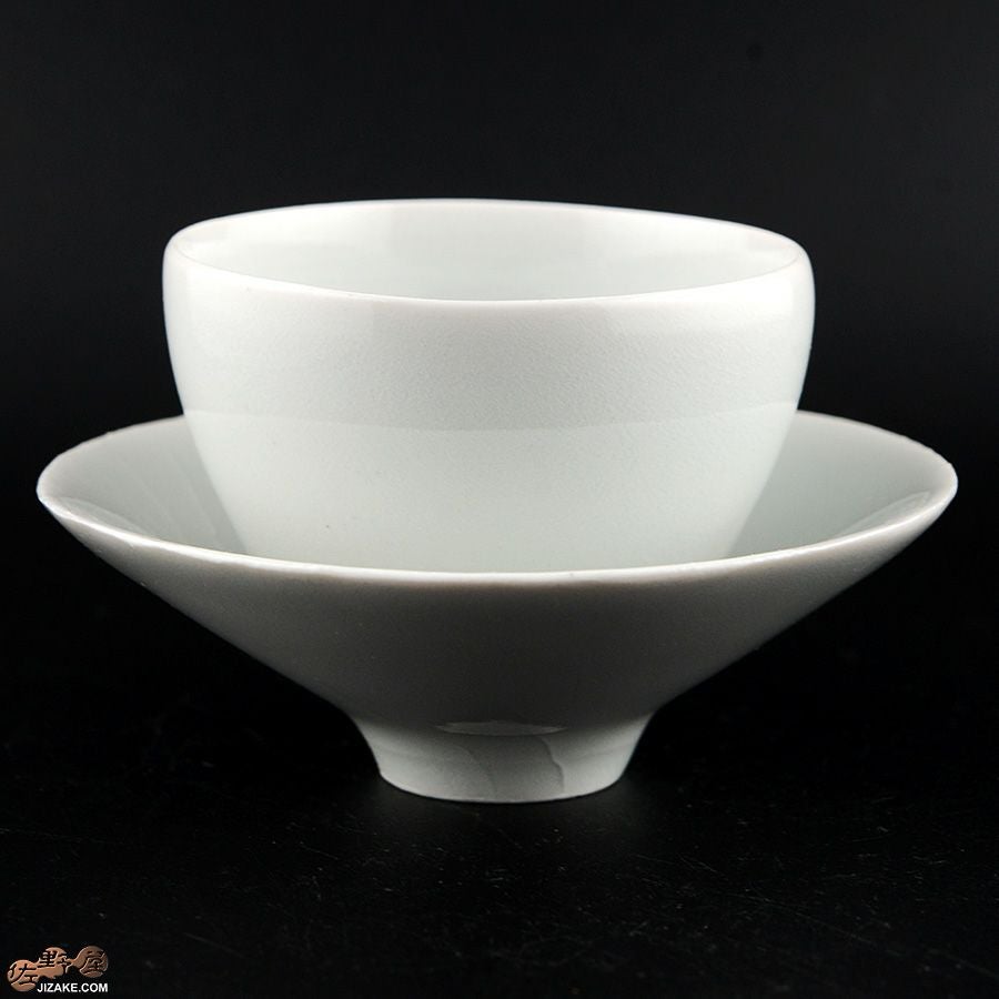 アントノヴァマリコ　銀彩盃・台セット　白磁