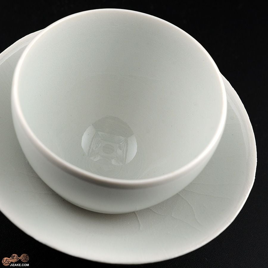 アントノヴァマリコ　銀彩盃・台セット　白磁