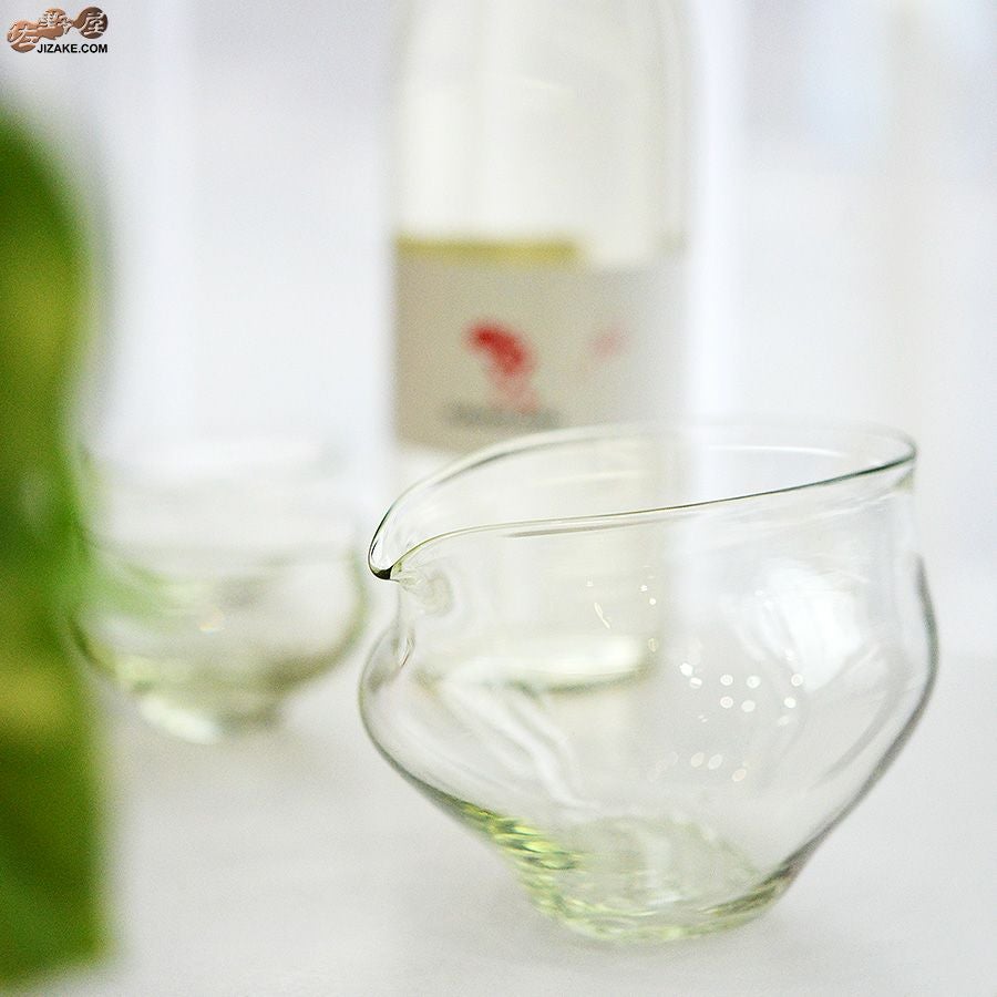 glassimeca　琵琶湖彩　片口（薄緑）