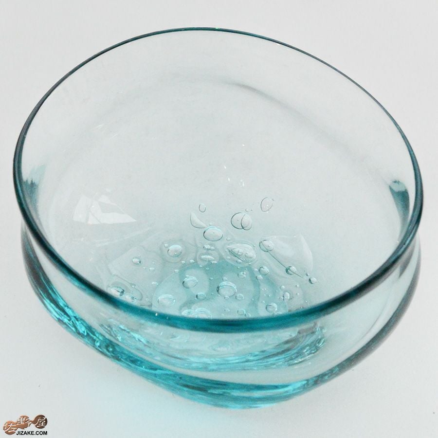 glassimeca　琵琶湖彩　ぐい呑み（空色）