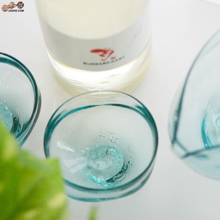 glassimeca　琵琶湖彩　ぐい呑み（空色）