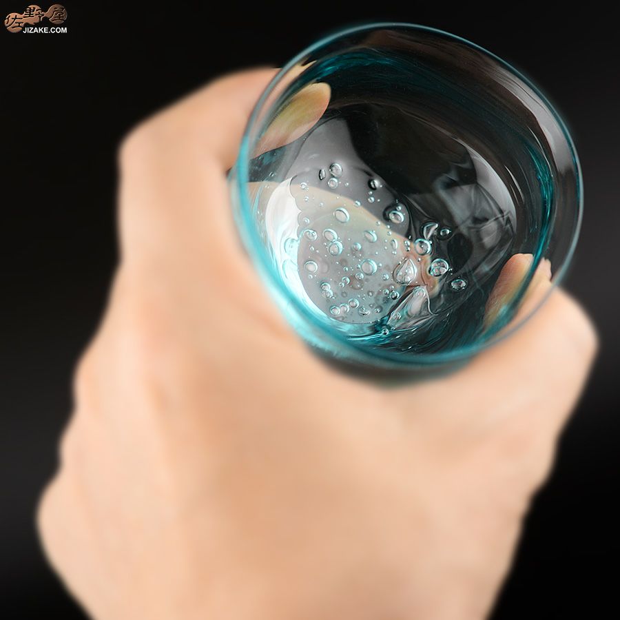 glassimeca　琵琶湖彩　ぐい呑み（空色）