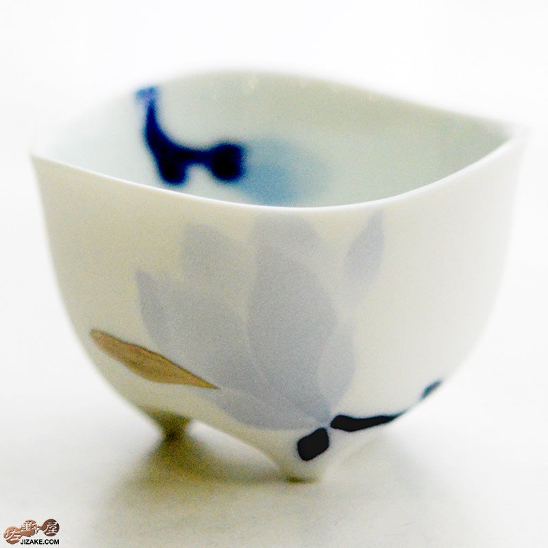眞窯　木蓮　三脚ぐいのみ