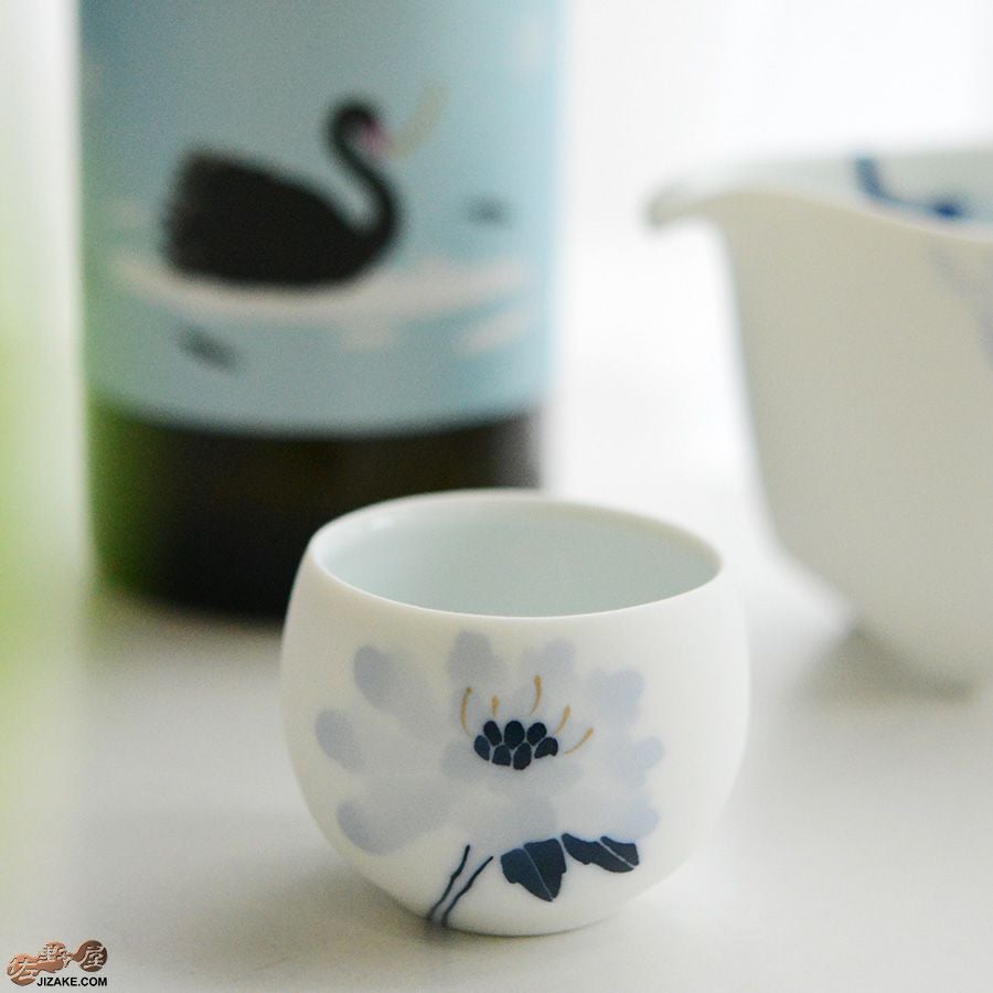 眞窯　マツムシ草　ぐいのみ