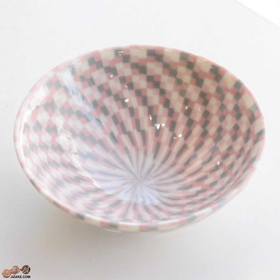 佐藤愛子　杯（ピンク一松）