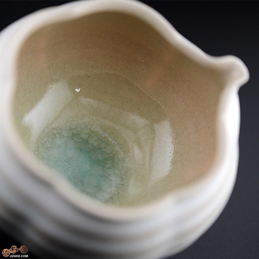 石戸 生 彩雲輪花　一合片口　