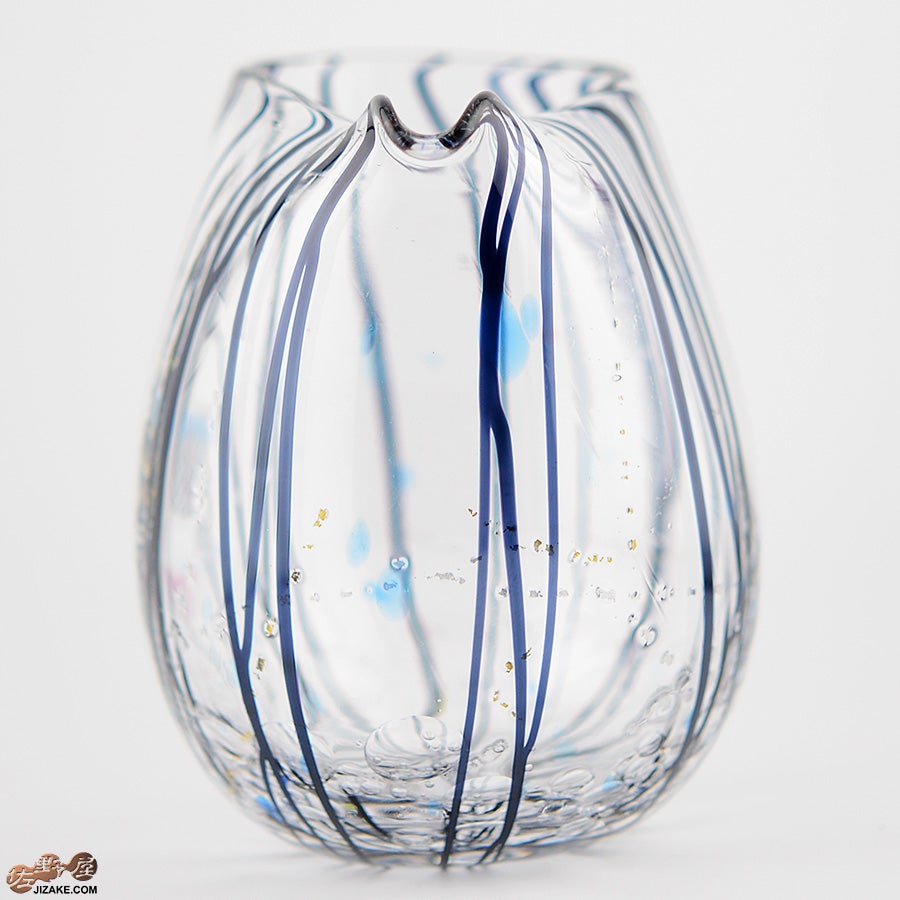 SUN GLASS STUDIO KYOTO　【箱入】玄　金銀　泡入　片口