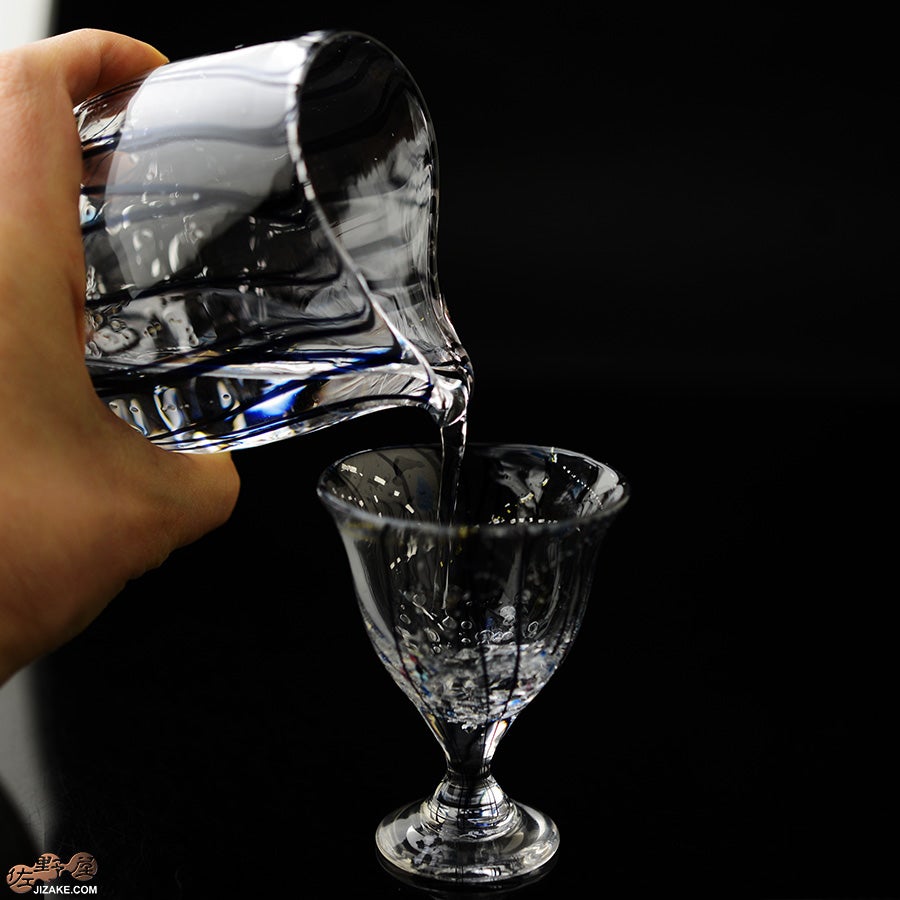 SUN GLASS STUDIO KYOTO　【箱入】玄　金銀　泡入　片口