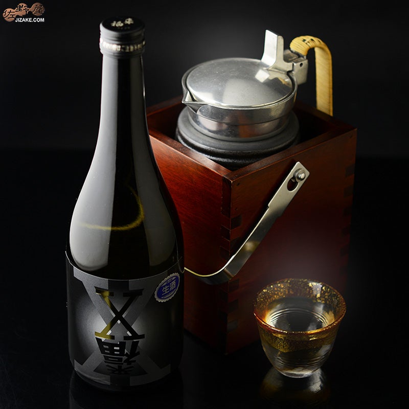 来福酒造　来福　純米吟醸　生原酒　X(エックス)　黒