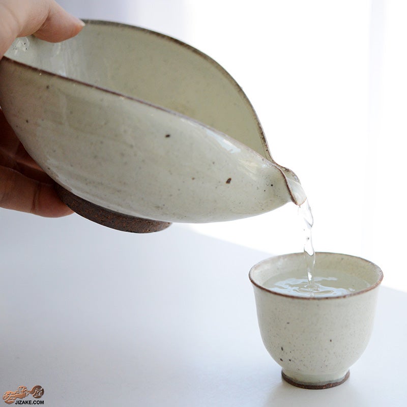 淡海陶芸研究所　白泥　ぐい呑み