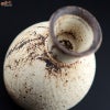 淡海陶芸研究所　錆白泥　脚付ぐい呑み