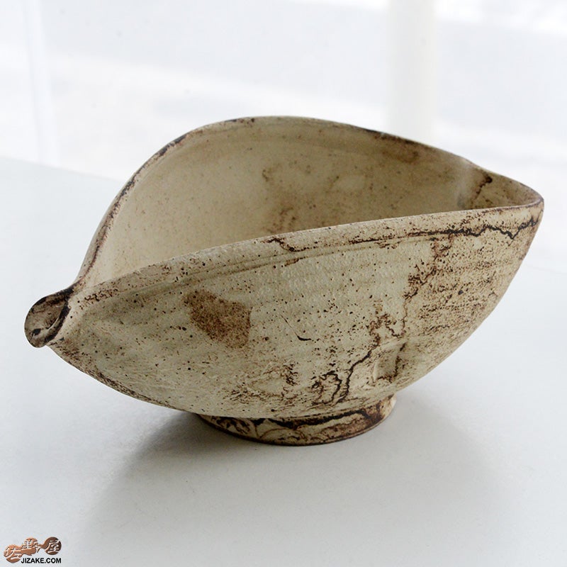 淡海陶芸研究所　錆白泥　片口