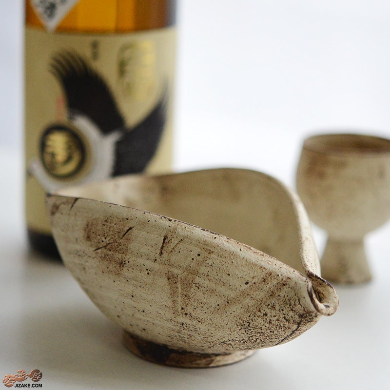 淡海陶芸研究所　錆白泥　片口