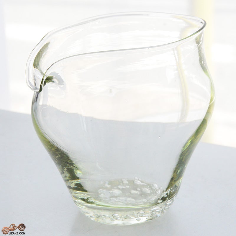 glassimeca　神永朱美　琵琶湖彩　片口（薄緑）