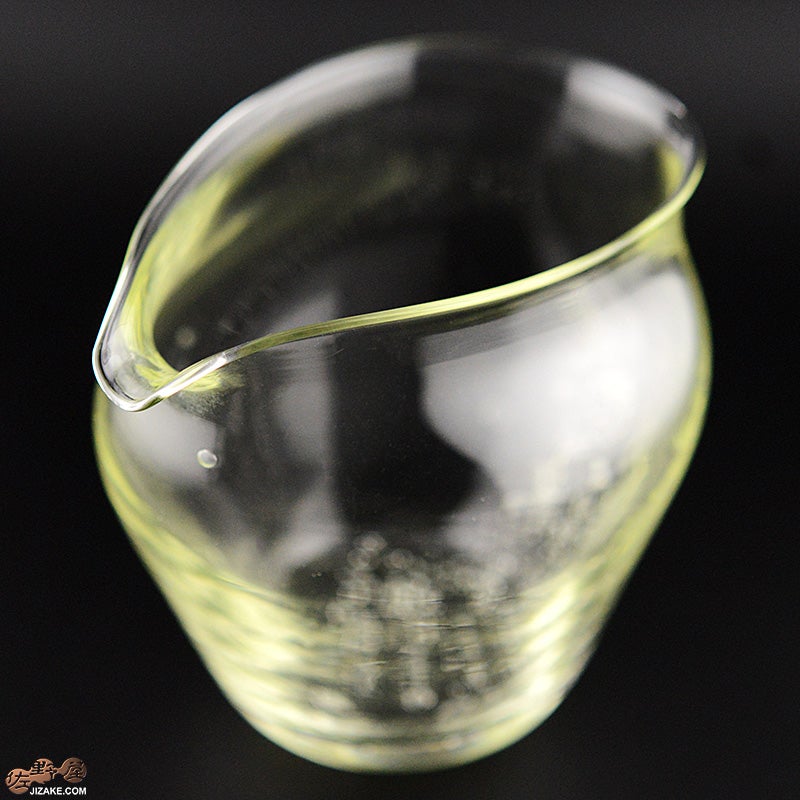 glassimeca　神永朱美　琵琶湖彩　片口（薄緑）