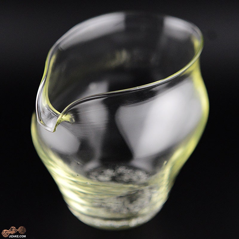 glassimeca　神永朱美　琵琶湖彩　片口（薄緑）