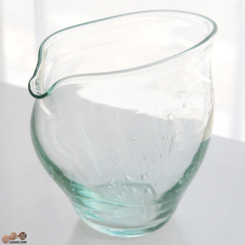 glassimeca　神永朱美　琵琶湖彩　片口（水色）