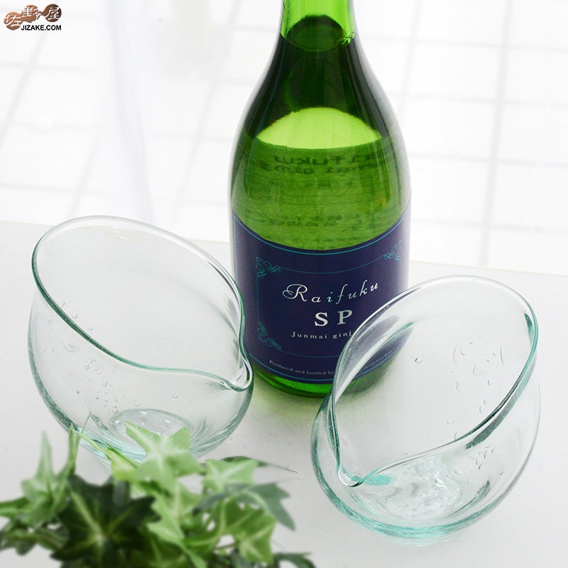 glassimeca　神永朱美　琵琶湖彩　片口（水色）