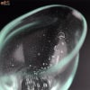 glassimeca　神永朱美　琵琶湖彩　片口（水色）