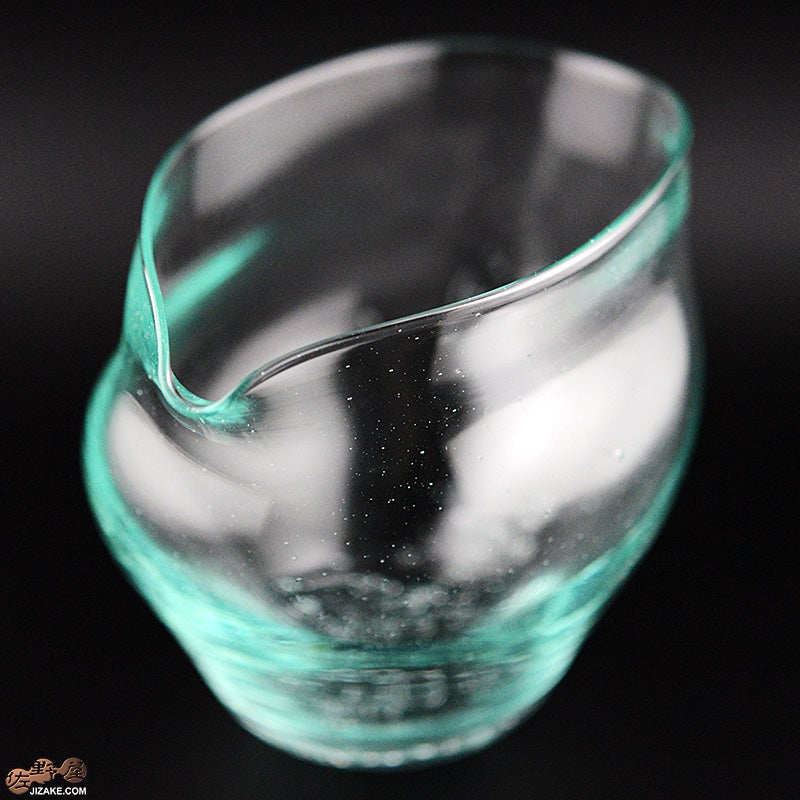 glassimeca　神永朱美　琵琶湖彩　片口（水色）