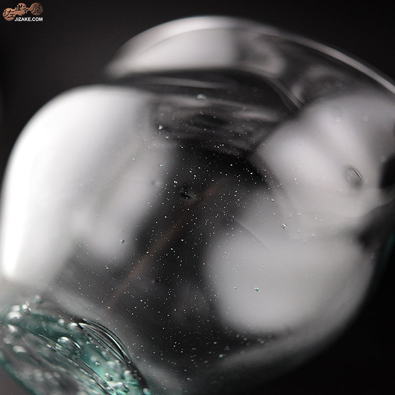 glassimeca　神永朱美　琵琶湖彩　片口（水色）