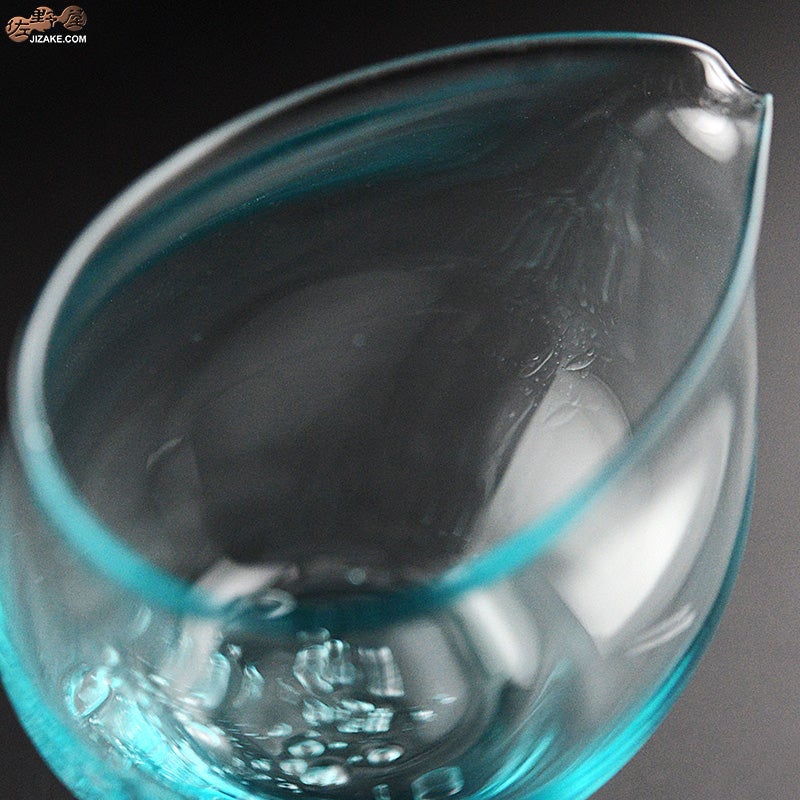 glassimeca　神永朱美　琵琶湖彩　片口（空色）
