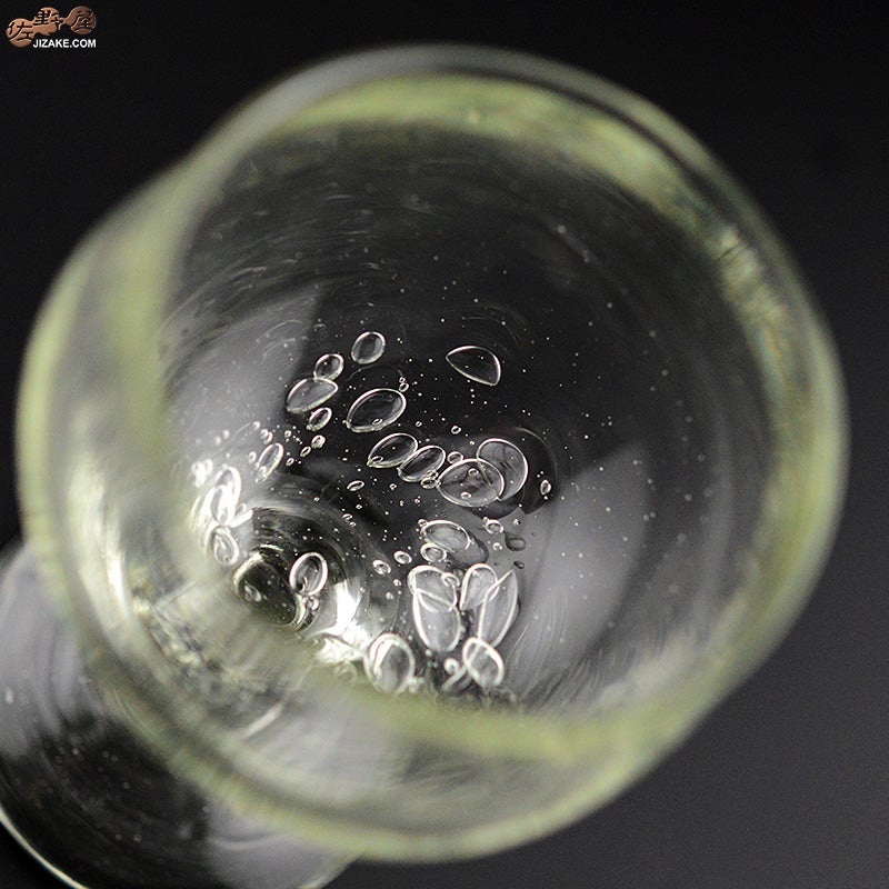 glassimeca　神永朱美　琵琶湖彩　ワイングラス（薄緑）