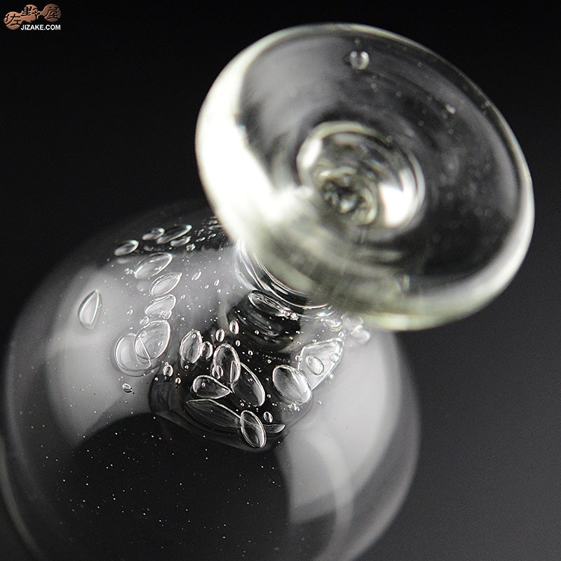 glassimeca　神永朱美　琵琶湖彩　ワイングラス（薄緑）