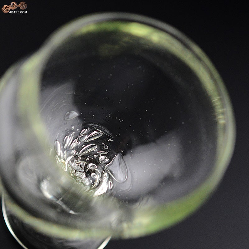 glassimeca　神永朱美　琵琶湖彩　ワイングラス（薄緑）
