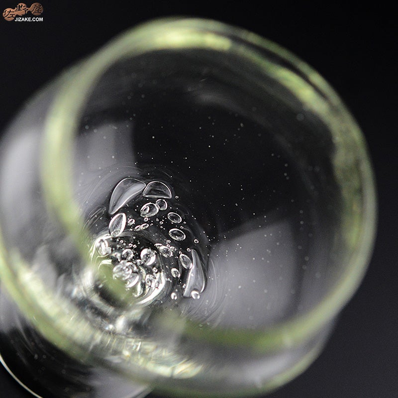 glassimeca　神永朱美　琵琶湖彩　ワイングラス（薄緑）