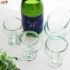 glassimeca　神永朱美　琵琶湖彩　ワイングラス（水色）