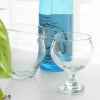 glassimeca　神永朱美　琵琶湖彩　ワイングラス（水色）