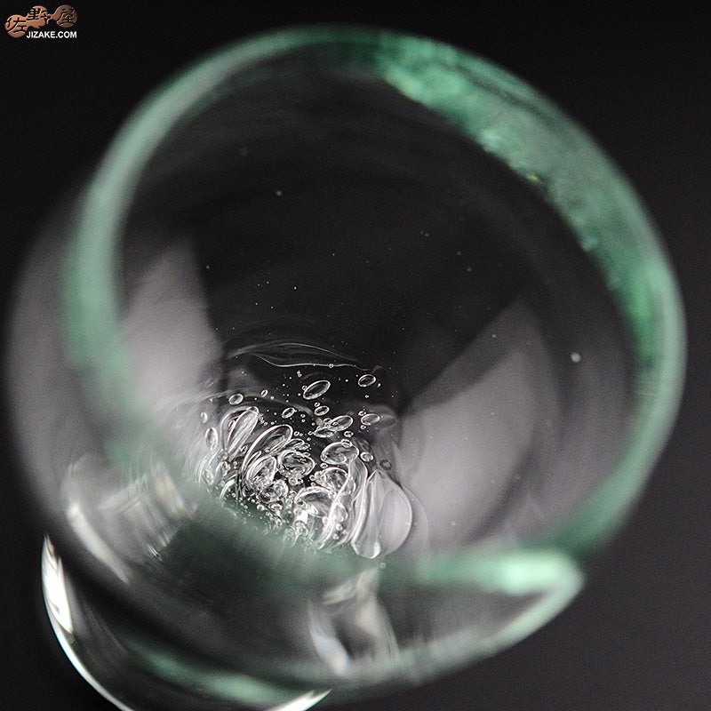 glassimeca　神永朱美　琵琶湖彩　ワイングラス（水色）