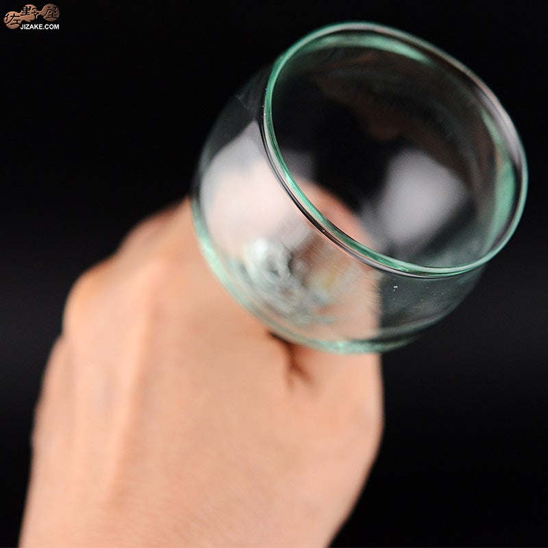 glassimeca　神永朱美　琵琶湖彩　ワイングラス（水色）