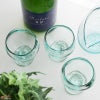 glassimeca　神永朱美　琵琶湖彩　ワイングラス（空色）